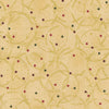 Stof S-Snow Crystals Metallic 4593-201 BeigeGold