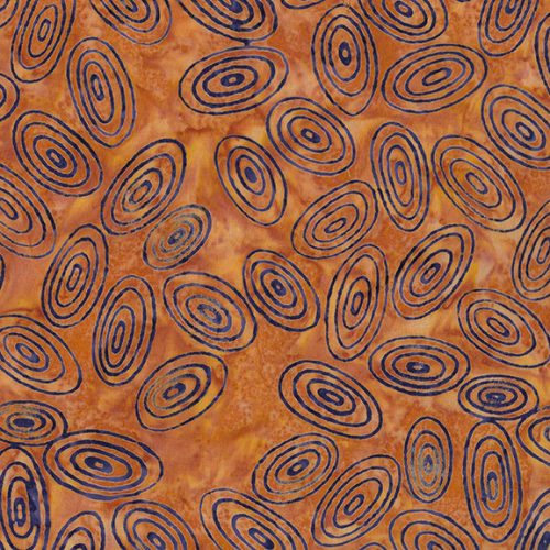 Island Batiks Ovals Orange Tiger 712420266