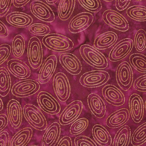 Island Batiks Ovals Red Raisin 712420385