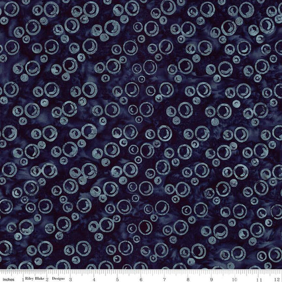 Riley Blake Radiant Flourish Batik Midnight 23384-299