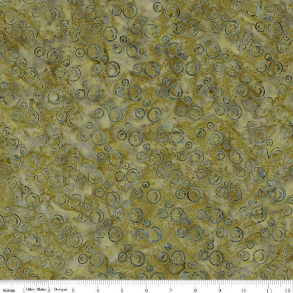Riley Blake Radiant Flourish Batik Thyme 23384-324