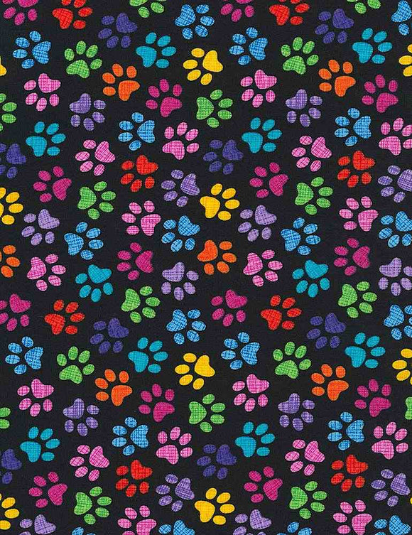 Timeless Treasures Gail CD9328 Black