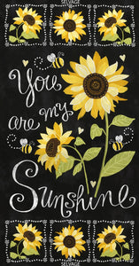 Timeless Treasures You Are My Sunshine c5344-Black